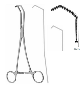 Product Vet Spectrum Debakey Atraumatic Tangential Forcep, 8.25" (21cm), 85mm Jaw Length | SAH.739764 Image