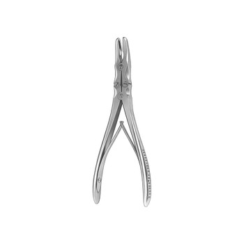 Product Vet Spectrum Ruskin Bone Rongeur, 7" (18cm), Straight, Double Action, 5x15mm Jaw | SAH.741106 Image
