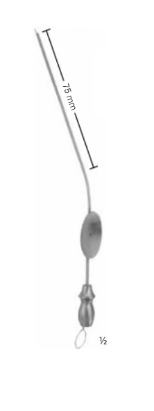 Product Vet Spectrum Baron Suction Tube, 5.25" (13cm), 3" (75mm) Working Length, 5 Fr. (1.5mm) | SAH.741220 Image