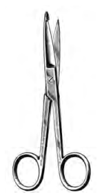 Product Spectrum Knowles Bandage Scissor, 5.5" (14cm), Straight | SAH.744015 Image