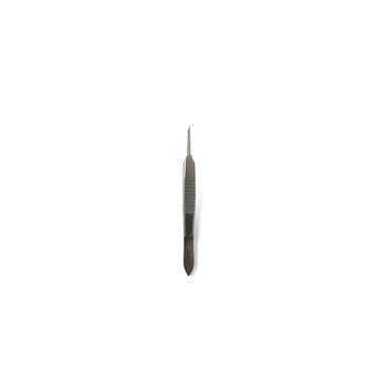 Product Vet Spectrum Castroviejo Suture Forcep, 4" (10cm), Straight, 1x2 Teeth, 0.5mm Tip | SAH.760201 Image