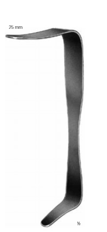 Product Vet Spectrum Deaver Retractor, 9" (23cm), 25mm Working End Width | SAH.760296 Image