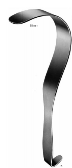 Product Vet Spectrum Deaver Retractor, 12" (30cm), 38mm Working End Width | SAH.760298 Image