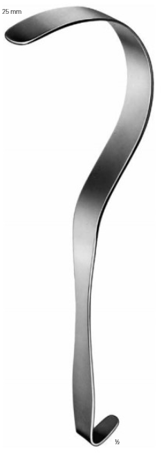 Product Vet Spectrum Deaver Retractor, 14.25" (36cm), 25mm Working End Width | SAH.760302 Image
