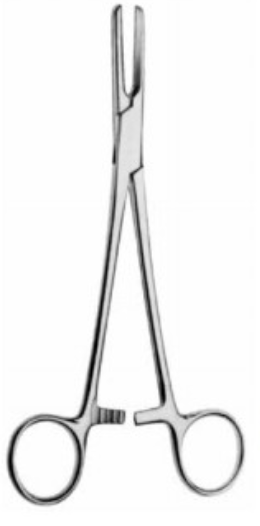 Product Vet Spectrum Presbyterian Tubing Forcep, 7" (18cm), Cross Serrated, With Protector | SAH.761018 Image