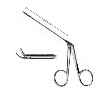 Product Spectrum Wullstein Ear Scissor, 80mm Shaft Length, Horizontal Cutting, Tubular Shaft | SAH.770011 Image