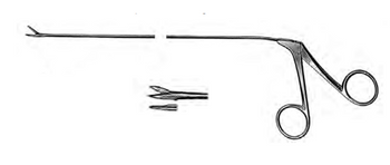 Product Spectrum Micro Laryngeal Scissor, 230mm Shaft Length, Straight, Vertical Cutting, 4mm Micro Tip | SAH.770021 Image