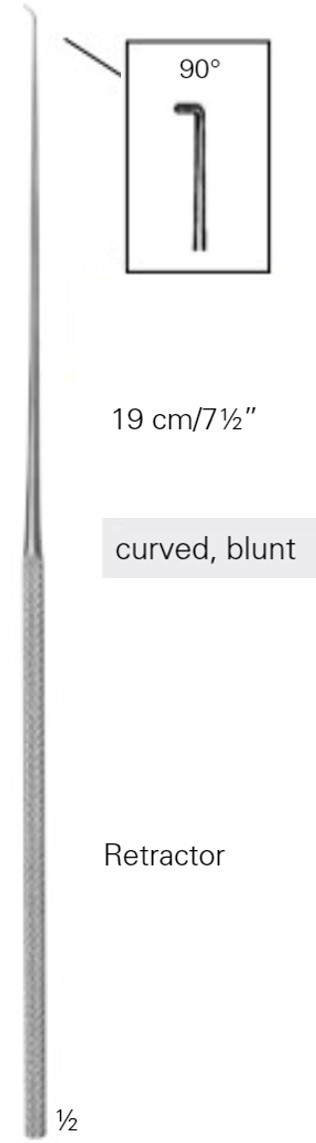 Product Vet Spectrum Rhoton Hook, 7.5" (19cm), 2mm Hook, 90 Degree Angle, Blunt | SAH.780012 Image