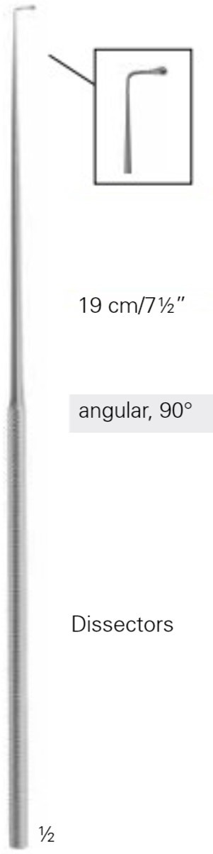 Product Vet Spectrum Rhoton Ball Dissector, 7.5" (19cm), 3mm, 90 Degree Angle | SAH.780015 Image