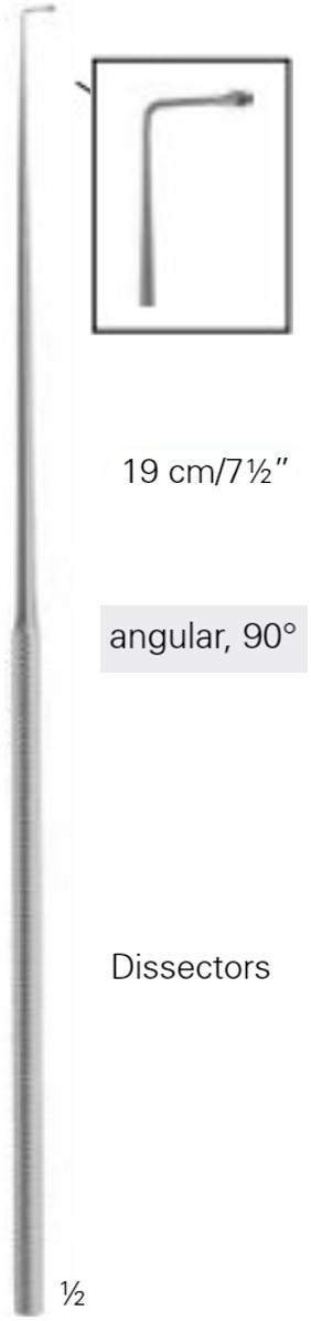 Product Vet Spectrum Rhoton Ball Dissector, 7.5" (19cm), 5mm, 90 Degree Angle | SAH.780016 Image