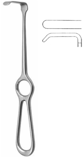 Product Vet Spectrum Kocher-Langenbeck Retractor, 8.5" (21.5cm), 35x8mm Tip | SAH.780047 Image