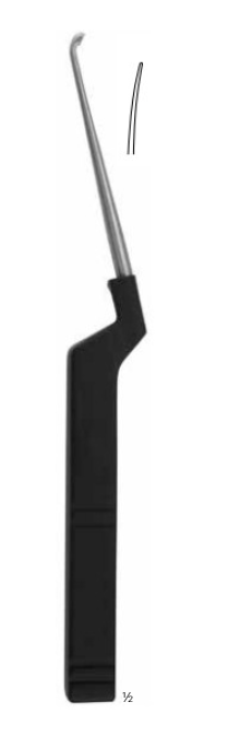 Product Vet Spectrum Microdisectomy Lumbar Dissector, 9.25" (24cm), Offset Black Aluminum Handle | SAH.780062 Image