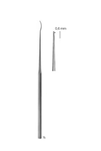 Product Vet Spectrum Rosen Hooklet, 6.25" (15.5 cm), Straight, 0.6mm Tip | SAH.780075 Image
