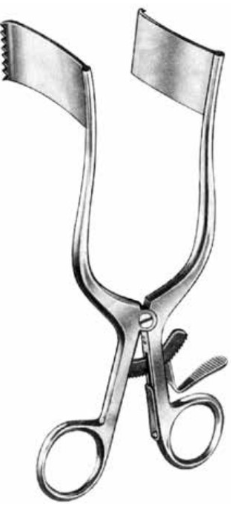 Product Vet Spectrum Meyerding Self-Retaining Retractor, 7.5" (19cm), 2.5cm x 5.5cm Lateral Blades | SAH.781028 Image