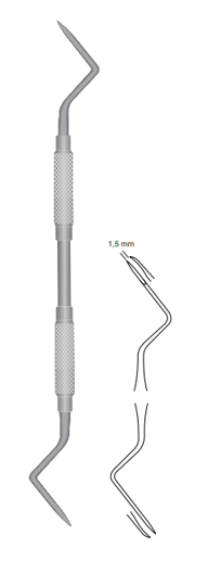 Product Spectrum Heidebrink Root Tip Pick, Double Ended, 1.5mm Tip Width | SAH.790073 Image