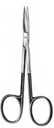 Product Spectrum Iris Scissor, 4.5" (11cm), Curved, Supercut | SAH.80-2011 Image