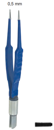 Product Spectrum Bipolar Coagulation Forcep, 4.375", Straight, Adson Style, Blunt, 2 Rectangular Prong Connection | SAH.BPF-001 Image