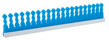 Product Vet Spectrum EverGreen Rounded Wave Pattern Fixation Rail, Silicone, Nut and Screw (112mm Long) | SAH.EGR-111 Image