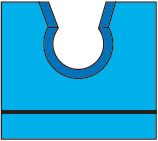 Product Vet Spectrum EverGreen Individual Instrument Fixation Rail (8mm Diameter), Silicone, Nut and Screw (23.5mm long) | SAH.EGR-127 Image