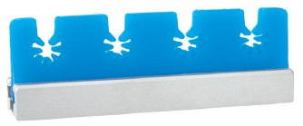 Product Vet Spectrum EverGreen 4 Instrument Fixation Rail (3-8mm Diameter), Silicone, Nut and Screw (72mm long) | SAH.EGR-132 Image