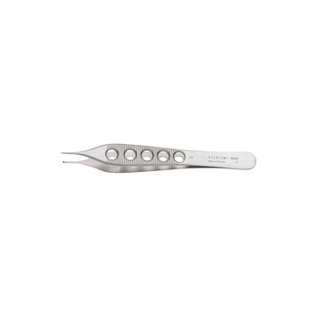 Product Vet Spectrum Tissue Forcep, 4.5", 1x2 Teeth, Fenestrated Handles | SAH.EV-760103 Image