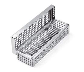 Product Vet Spectrum EverGreen Stainless Steel Basket with Lid, 146x46x28 mm | SAH.K3788 Image