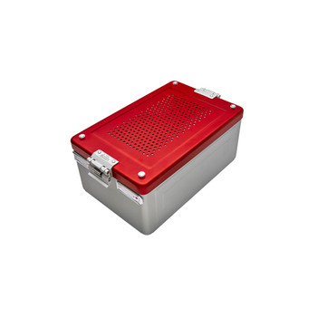 Product Vet Spectrum EverGreen Wide Sterilization Container Starter, Tall 325mm x 192mm x 135mm, Red | SAH.SC-404 Image