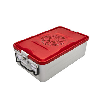 Product Vet Spectrum EverGreen 3/4 Standard Sterilization Container Starter, Tall 475mm x 285mm x 150mm, Red | SAH.SC-804 Image