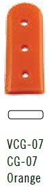 Product Spectrum Instrument Guard, Orange, Vented, 2x9x25mm (100/Pkg) | SAH.VCG-07 Image
