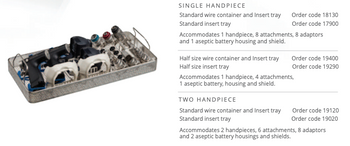 Product DeSoutter Orthodrive Lite Aseptic Battery Sterilization Insert Tray, 503mm x 234mm x 105mm | 17900 Image