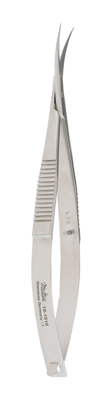 Product Integra-Miltex Noyes (Ross) Iris Scissors, 4.5" (115mm), Curved, Sharp/Sharp Points | 18-1516 Image