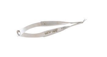 Product Integra-Miltex Vannas Capsulotomy Scissors, 3.25" (82.7mm), Angled To Side, Extra Delicate Sharp Points | 18-1623 Image