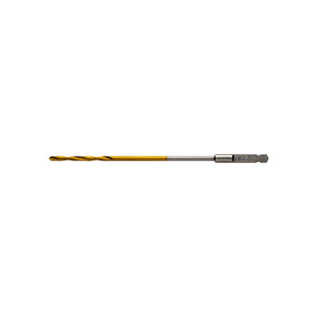 Product VOI 2.5mm Quick Coupling Drill Bit, Tin Coated, 110mm - (83.0mm Working L.) Image