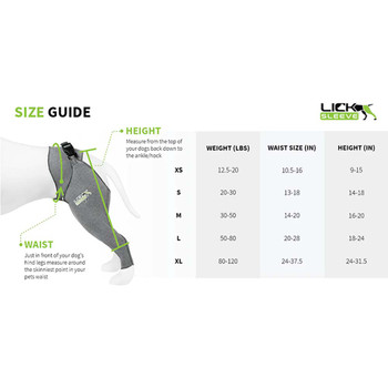 Product Lick Sleeve Rear Leg Sleeve - Extra Small | 793888772212 Image