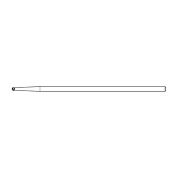 Product VOI 1.5mm Long Carbide-Round Cutting Bur-6 Flutes | H-222 Image