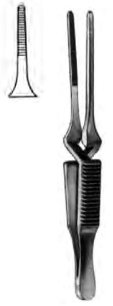 Product Spectrum Diethrich Bulldog Clamp, 2" (50mm), Straight, Serrated, 8mm Jaw Length, Cross Loaded | SAH.13-3113 Image