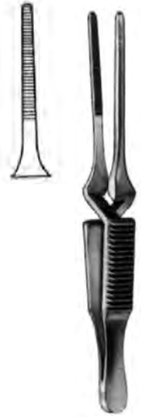 Product Spectrum Diethrich Bulldog Clamp, 2" (50mm), Straight, Serrated, 12mm Jaw Length, Cross Loaded | SAH.13-3114 Image