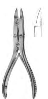Product Spectrum Bohler Bone Cutting Forcep, 6" (15cm), Angled, Double Action | SAH.20-2747 Image