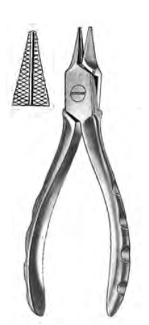 Product Spectrum Needle Nose Plier, 6.25", Serrated Jaw with Vertical Groove | SAH.20-5534 Image