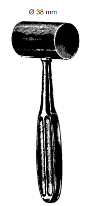 Product Spectrum Kirk Mallet, 7.5" (19cm), 38mm Diameter Head, 750g | SAH.24-3374 Image