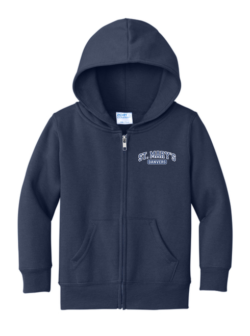 Saint Mary's School -Toddler Core Fleece Full-Zip Hooded Sweatshirt