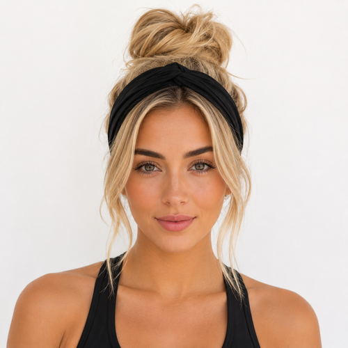 Twist Headband - Designed for everyday wear, the Twist Headband is made from a soft, breathable fabric that offers lasting comfort with a refined, effortless look.