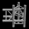 Global Truss F33 12" Triangular 4 Way 90 Degree Corner