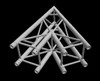 Global Truss F34 12" Square 2 Way 45 Degree Corner / 3.28ft. (1.0m)