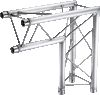 Global Truss F23 8" 1.64ft (0.5m) 2 Way 90 Degree Corner / Apex In