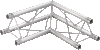 Global Truss F23 1.64ft (0.5m) 2 Way 90 Degree Corner / Apex Up / Down