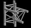 Global Truss F23 1.64ft (0.5m) 3 Way Horizontal T Junction / Apex Down