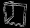 Global Truss 12" Box Truss 10'x10' Corner Wall Booth Truss System