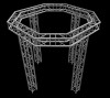 Global Truss 12" 10'x10' Octogon Tradeshow Booth Truss System