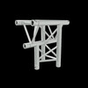 Global Truss F33 12" 3 Way Triangular Vertical T-Junction / Apex Down